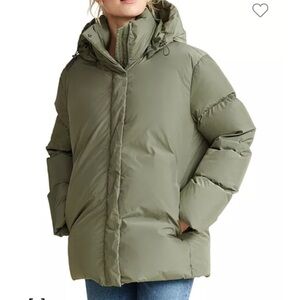 Jenny Kayne Puffer Jacket -sage green